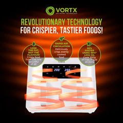 Tower Vortx 8.5L White Dual Basket Air Fryer