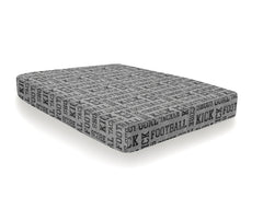 Bedlam Football Fitted Sheet Single - Grey