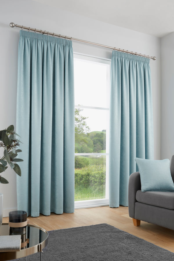 Fusion Galaxy Dim Out Curtains - Duck Egg