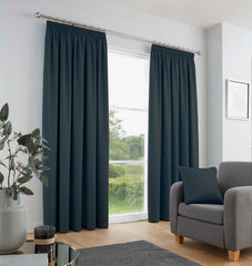 Fusion Galaxy Navy Dim Out Curtains