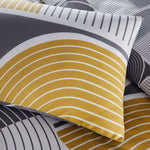 Appletree Style Kali Duvet Cover Set - Ochre/Grey