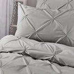 Serene Lara Duvet Cover Set - Grey
