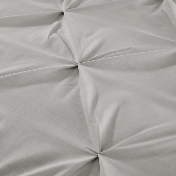 Serene Lara Duvet Cover Set - Grey