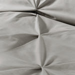 Serene Lara Duvet Cover Set - Grey