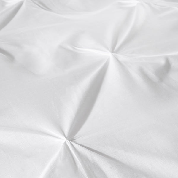 Serene Lara Duvet Cover Set - White