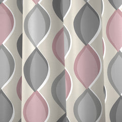 Fusion Lennox Blush Eyelet Curtains