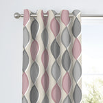 Fusion Lennox Eyelet Curtains - Blush