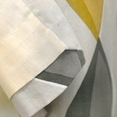 Fusion Lennox Grey and Yellow Eyelet Curtains