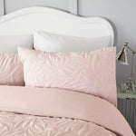 Serene Luana Duvet Cover Set - Blush