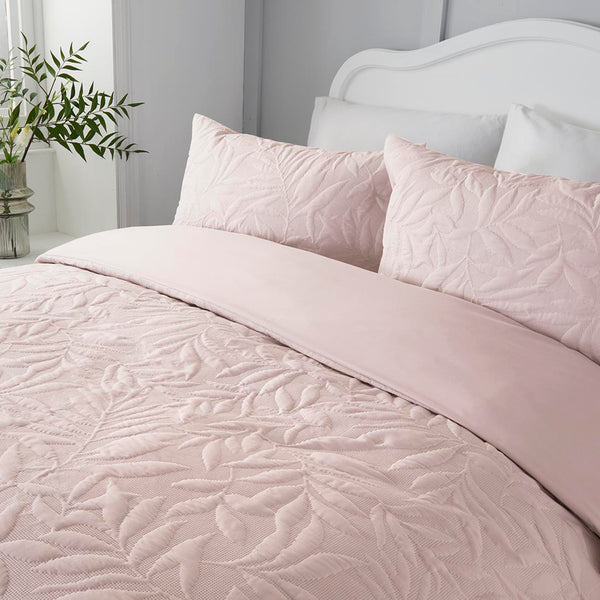 Serene Luana Duvet Cover Set - Blush