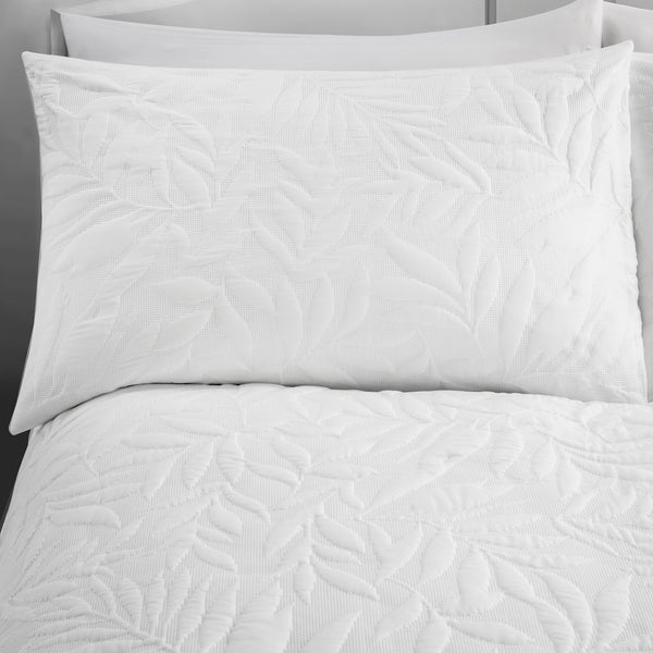 Serene Luana Duvet Cover Set - White