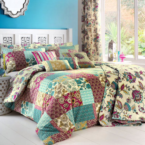 Dreams & Drapes Design Marinelli Duvet Cover Set - Teal