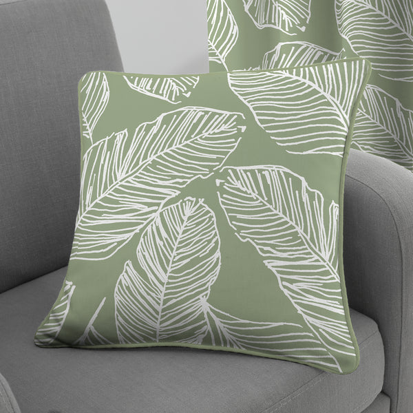 Fusion Matteo Cushion Cover 43x43cm - Green