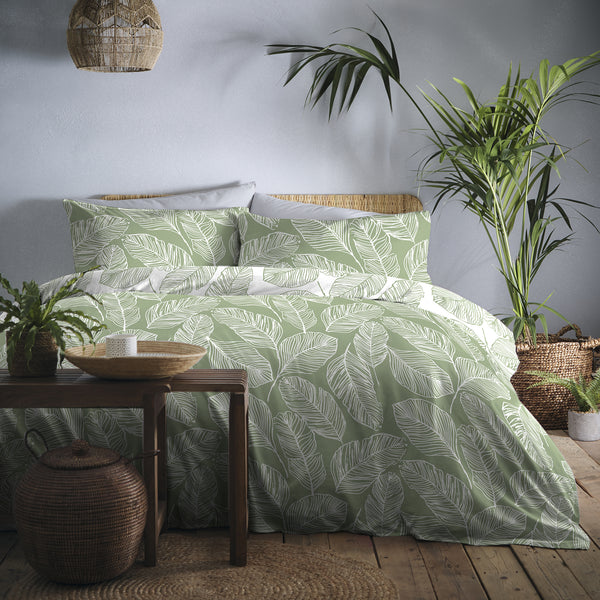 Fusion Matteo Duvet Cover Set - Green