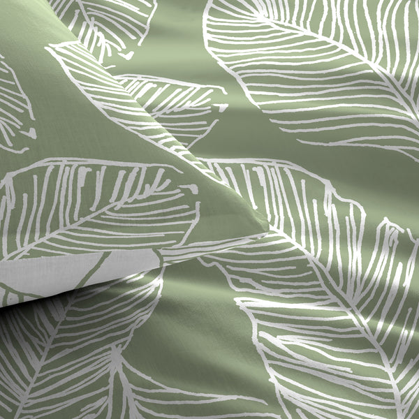 Fusion Matteo Duvet Cover Set - Green