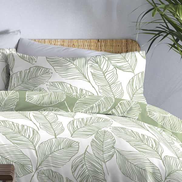 Fusion Matteo Duvet Cover Set - Green