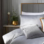 Laurence Llewelyn-Bowen Montrose Bedding Duvet Cover Set - Silver