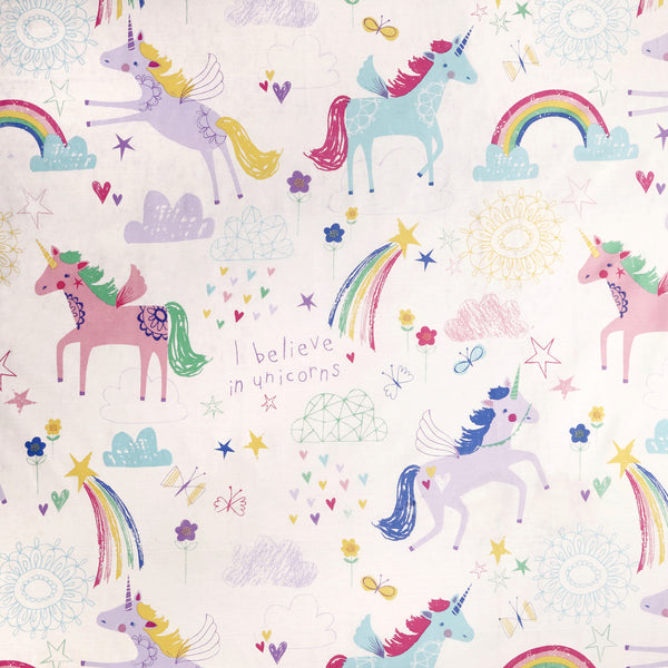 Bedlam Rainbow Unicorn Duvet Cover Set - Multi