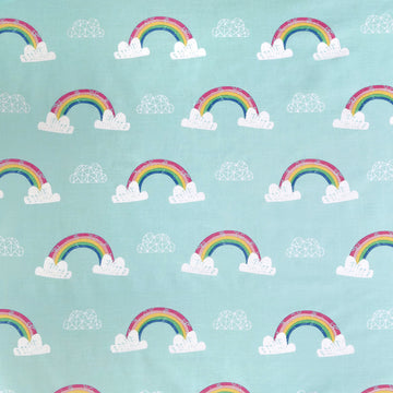 Bedlam Rainbow Unicorn Fitted Sheet Single - Multi