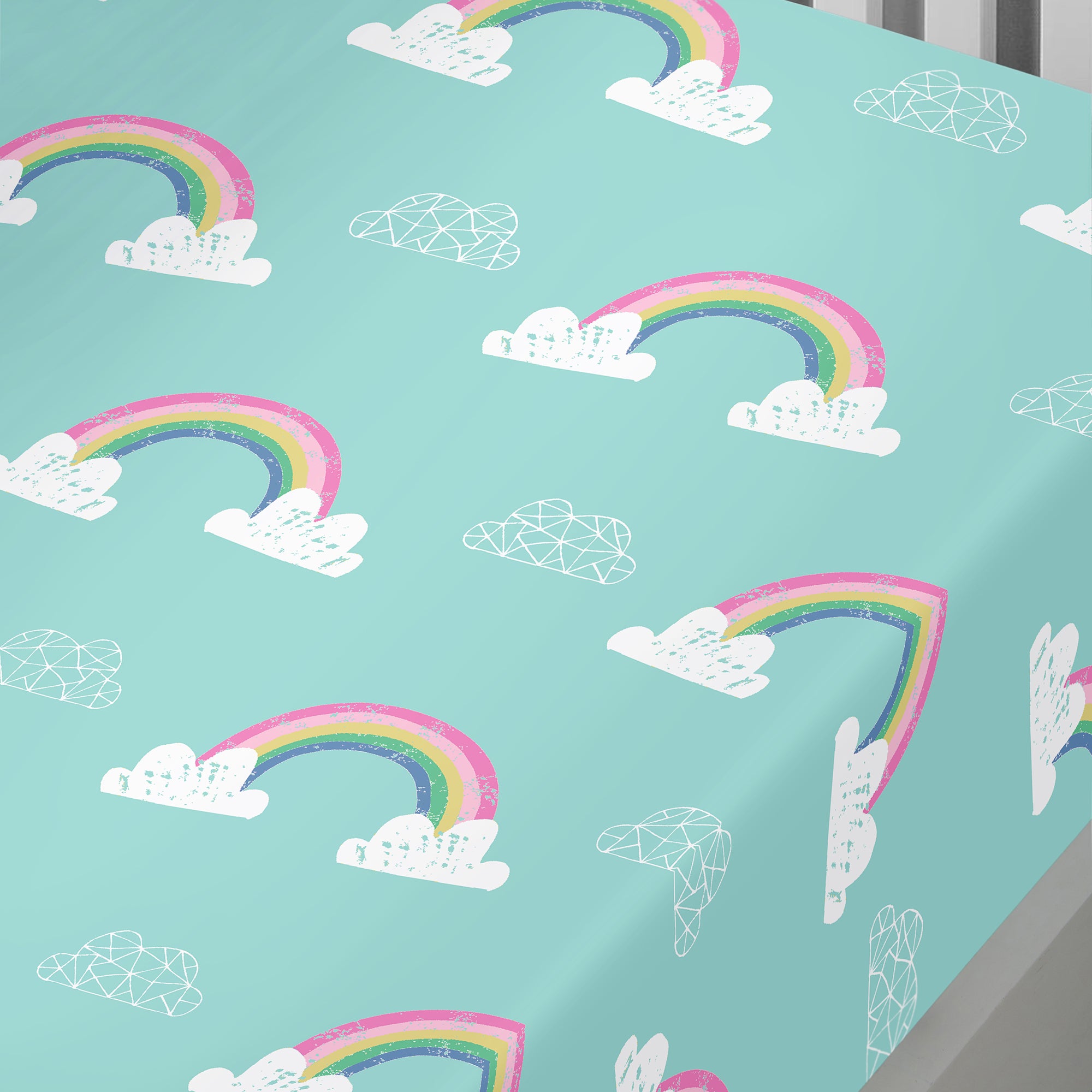 Unicorn single fitted clearance sheet