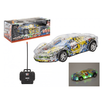 1-18 Light Up Graffiti Sports Car