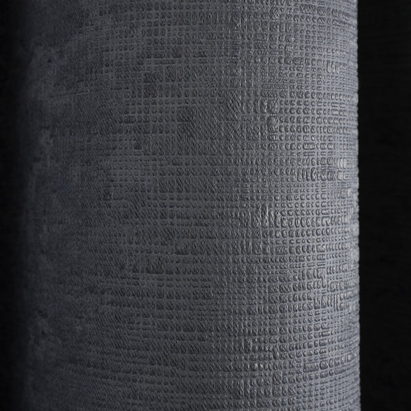 Fusion Strata Eyelet Curtains - Charcoal