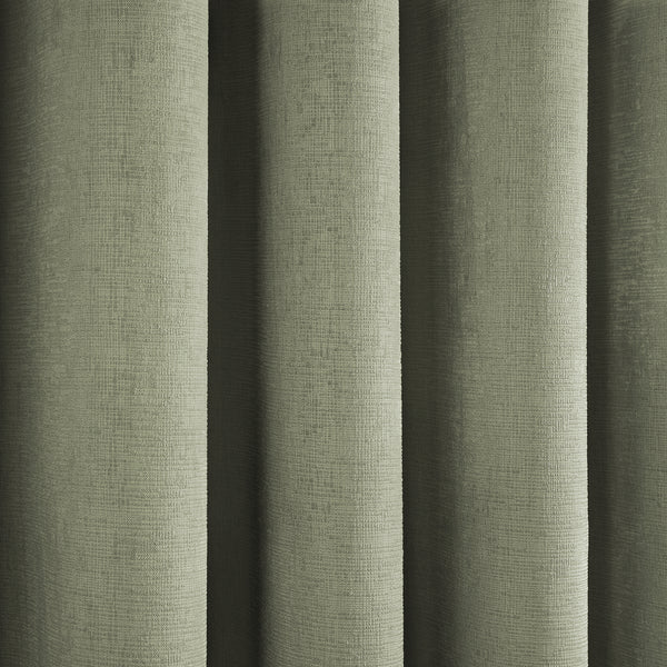 Fusion Strata Eyelet Curtains - Green