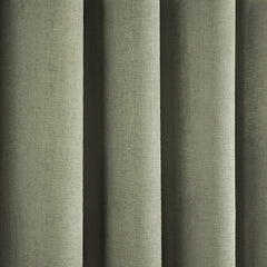 Fusion Strata Green Eyelet Curtains