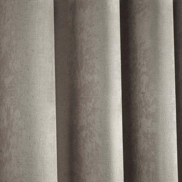 Fusion Strata Eyelet Curtains - Natural