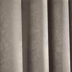 Fusion Strata Natural Eyelet Curtains