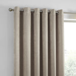 Fusion Strata Eyelet Curtains - Natural