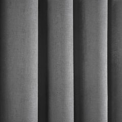 Fusion Strata Silver Eyelet Curtains