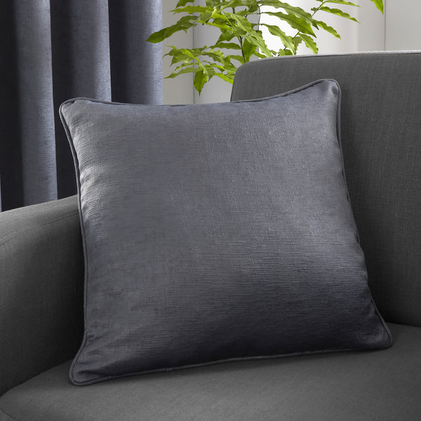 Fusion Strata Cushion Cover 43x43cm - Charcoal