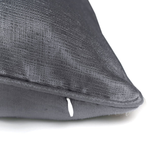 Fusion Strata Cushion Cover 43x43cm - Charcoal