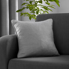 Fusion Strata Silver Cushion Cover