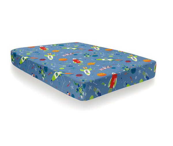 Bedlam Supersonic Fitted Sheet - Blue
