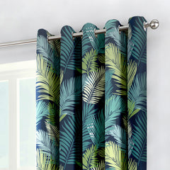 Fusion Tropical Multicoloured Eyelet Curtains