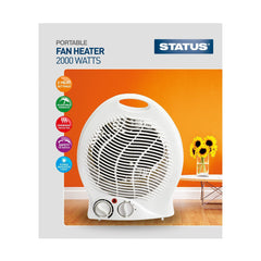 Status 2000W Upright Fan Heater