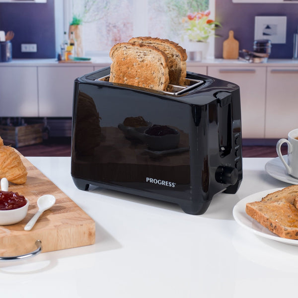 Progress Toaster 2 Slice - Black