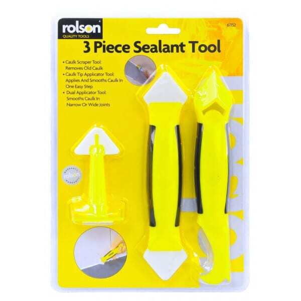 Rolson Sealant Tool Set 3pc