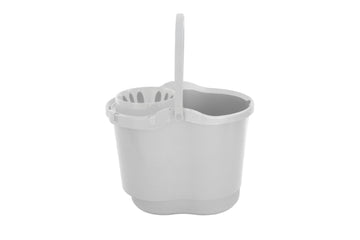 At Home Mop Bucket & Wringer - Grey