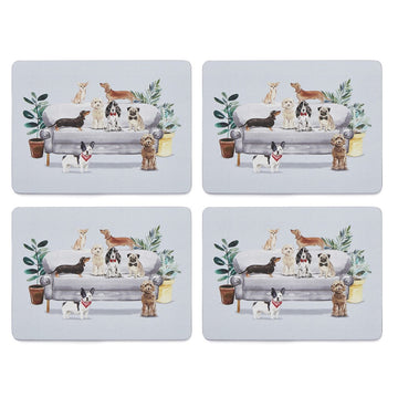 Cooksmart Curious Dogs Placemats 4Pk