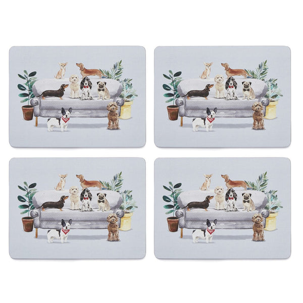 Cooksmart Curious Dogs Placemats 4Pk