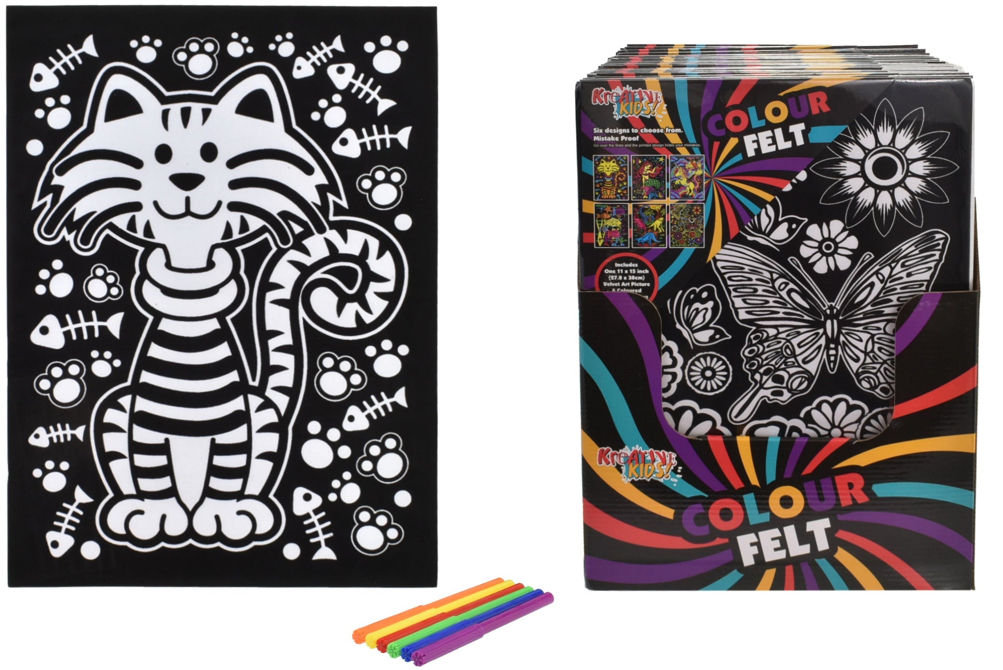 Coloured felt deals