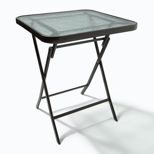 Outmore Folding Glass Bistro Table