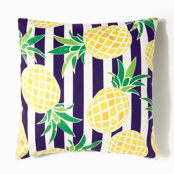 At Home Pineapple Stripe Cushion