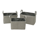 JVL Rectangle Textile Large Storage Basket