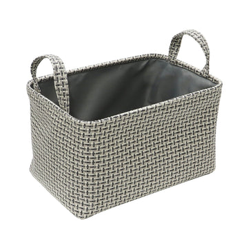 JVL Rectangle Textile Small Storage Basket