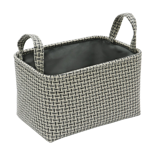 JVL Rectangle Textile Medium Storage Basket