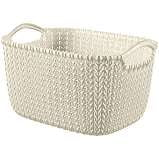 Curver Small Rectangular Knit Storage Basket